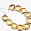 Natural Citrine Quartz Faceted Heart Drops Briolette Beads 10 Beads and sizes 10mm Approx. More Quantity Available 